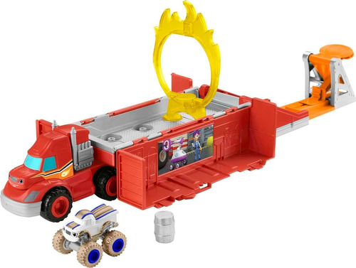 Set De Juego Monster Truck Con Stunts Hauler