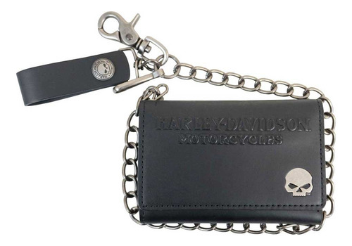 Billetera Con Logo Skull Medallion De Harley-davidson Para H