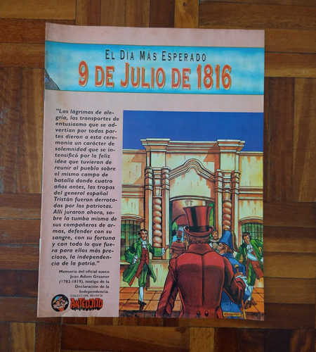 Fascículo 9 De Julio De 1816 El Día Más Esperado Anteojito (Usado)