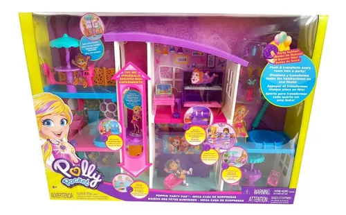 Polly Pocket Mega Casa de Surpresas, Mattel