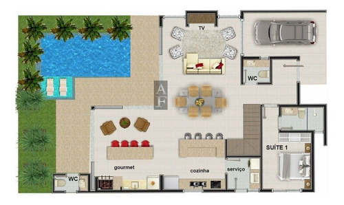Imagem 12 de 12 de Casa Alto Padrão Para Venda Em Centro Garopaba-sc - Kv614