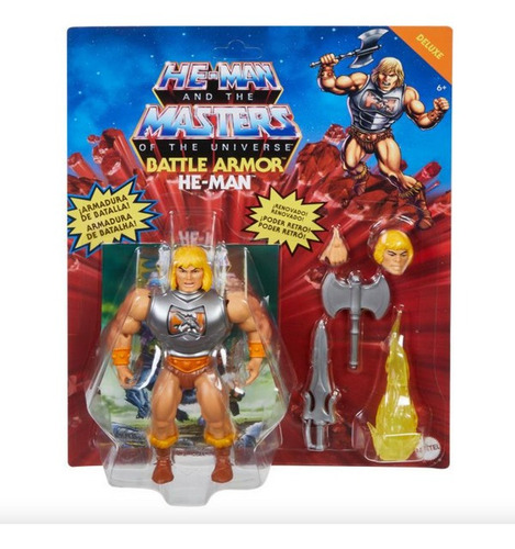 Heman Battle Armor Retro Vintage Máster Universe Grayskull (Usado)
