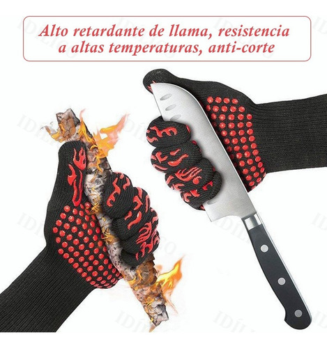 Guante Parrillero Altatemperatura Para Cocina, Anti-escaldad