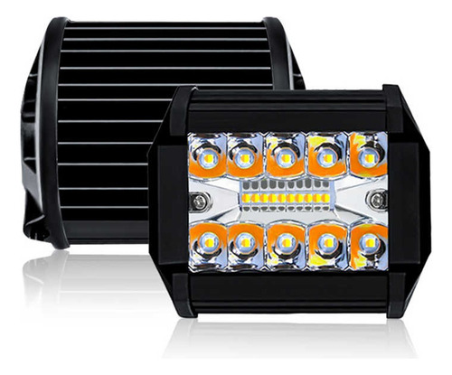 Barra Led Tipo Robot 20led 60w Doble Color 1pcs