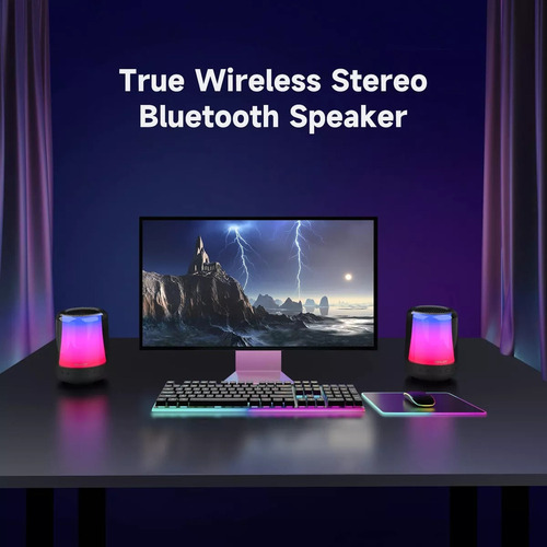 Q Zealot S66 Altavoz Bluetooth Portátil - 11 Colores De Luz