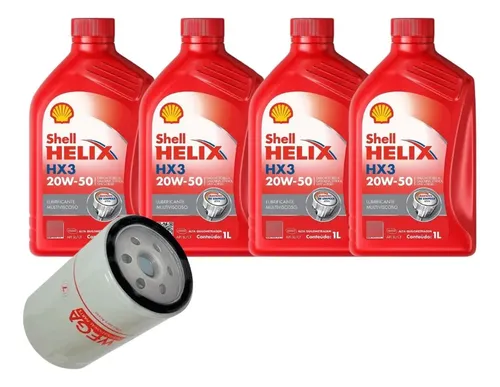 Troca De Óleo Shell 20w50 Seat Cordoba Ibiza + Filtro | Frete grátis