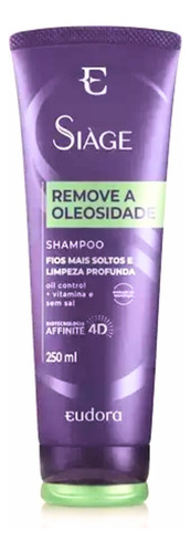 Shampoo Eudora Siage Remove A Oleosidade 250ml