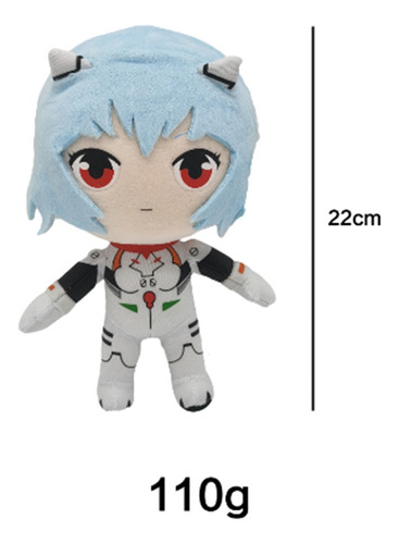 Peluche Rei Chiquita 20cm Evangelion Original Great Eastern