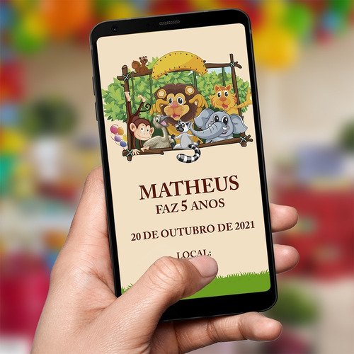 Imagem 5 de 7 de Convite Virtual Para Whatsapp Personalizado Varios Temas