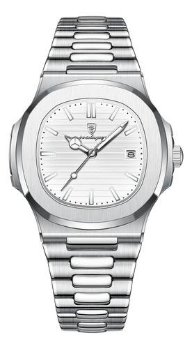 Reloj Poedagar Lujo Hombre Acero Inoxidable