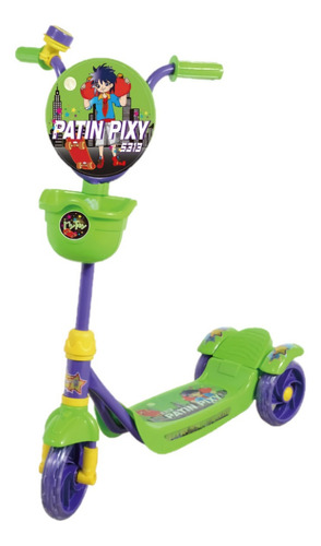 Patin Scooter Mytoy Pixy Sonido Color Azul