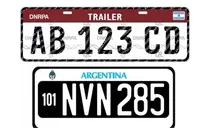 Comprar Patente 101 Trailer O Carro Ploteada Sobre Chapa Galvanizada