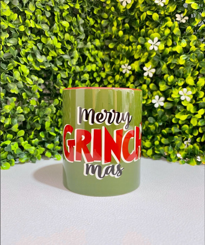 Taza Navideña Merry Grinch Mas