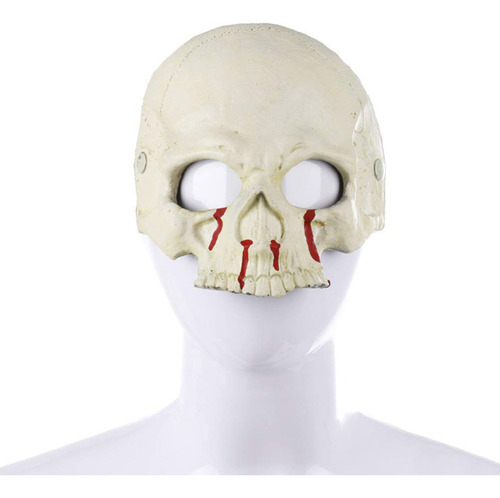 Máscaras De Media Cabeza De Halloween Con Forma De Calavera