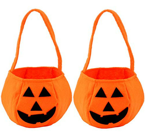 Bolsas De Dulces Halloween Calabaza (2 Packs)