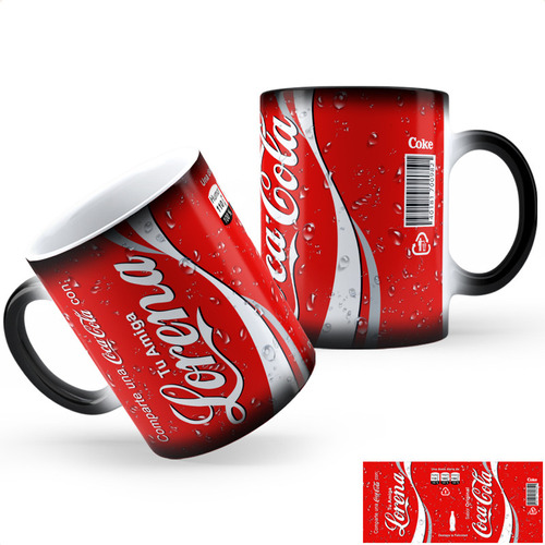 Taza Mágica Coca Cola Classic Ab Calidad