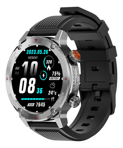 Imiki D2 Smartwatch 1.43 Amoled Hd Pantalla 466*466px, Bt 5.3 Llamdas, 3 Atm Impermeable, Asistente De Voz, Bisel Desmontable, Reloj Inteligente Para Hombre/mujer, Negro