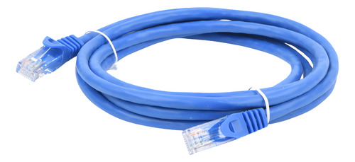 Patch Cord Cable Parcheo Red Utp Cat 6 0.5 Mts Azul