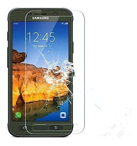 Vidrio Templado Samsung S7 Active Pack 3 Unidades Selladas