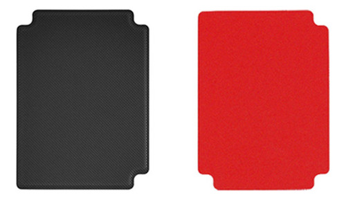 Jjj Estuche Para Tarjetero Gris Negro Divisores Rojos Negros