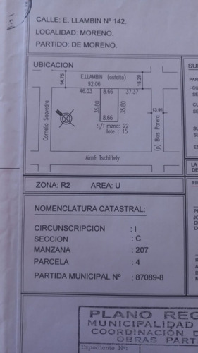 Casa En Moreno Centro.