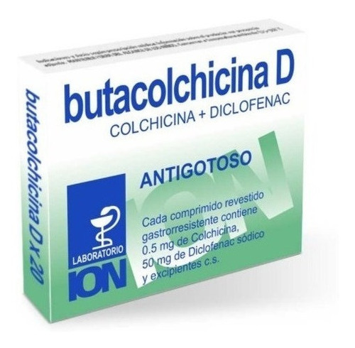 Butacolchicina® D X 10 Comprimidos