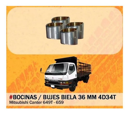 Bocina Buje Biela Mitsubishi Canter 4d34t *