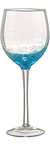 Abbott Collection - Copa Azul - Transparente Con Corte De Pe