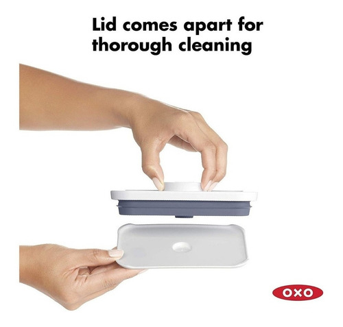 Frasco Hermetico Oxo Pop Up 2.0 Cuadrado 2.6l Contenedor