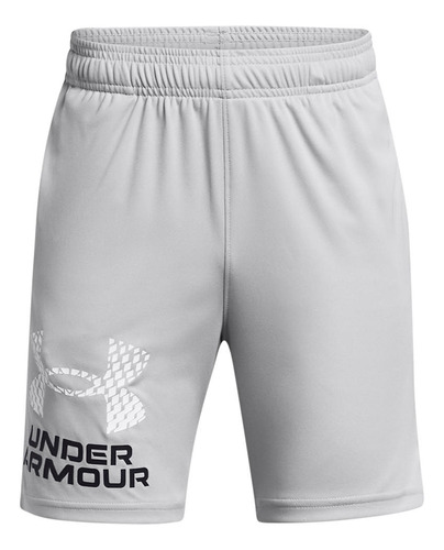 Shorts Ua Tech Para Niño Gris Under Armour