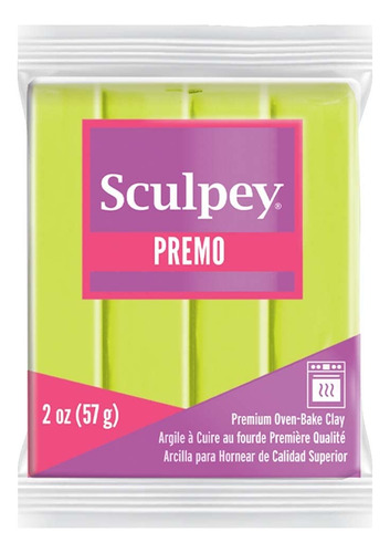 Sculpey Premo - Arcilla De Horno Polimrico Para Horno, Verde
