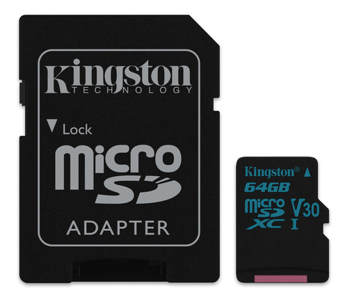 Kingston 64gb Canvas Go! Uhs-i Microsdxc Sd 90 Mb/s - Sdcg2