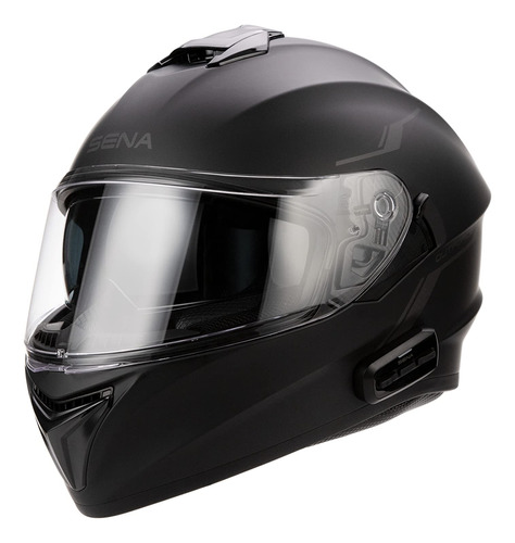 Outforce - Casco Inteligente De Cara Completa (negro Mate, X