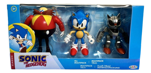 Sonic The Hedgehog - Multipack 10cm Dr Eggman Y Mecha Sonic