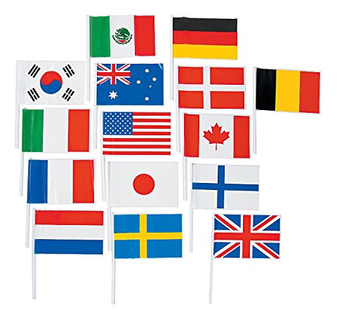 Fun Express - Banderas Internacionales De Todas Las Naciones
