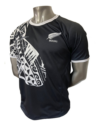 Camiseta De Juego All Black Maori Negro