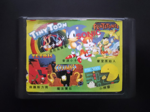 Lote Sega X4 Sonic Shadow Dancer Nba Runark Mortal Kombat (Usado)