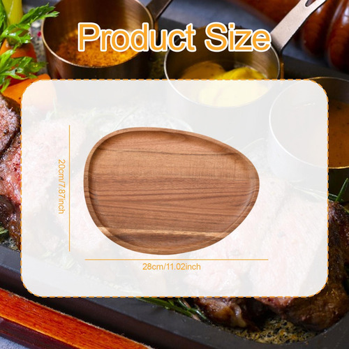 Bandeja De Madera Para Postre, Organizador De Estilo D
