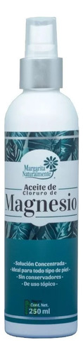 Aceite De Cloruro De Magnesio 250 Ml Margarita Naturalmente