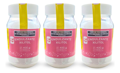 Pack X 3 Endulzante Xilitol Oh Yeah 400 G
