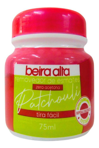 Removedor De Esmaltes Tira Fácil Beira Alta Patchouli 75ml