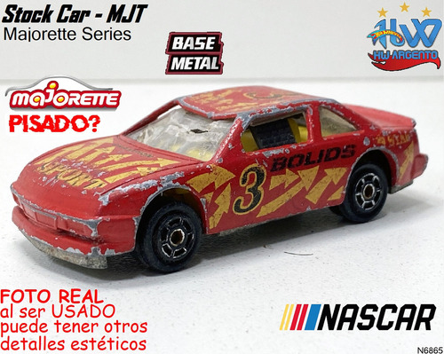 Majorette Usado Hwargento Stock Car - Mjt N6865 0