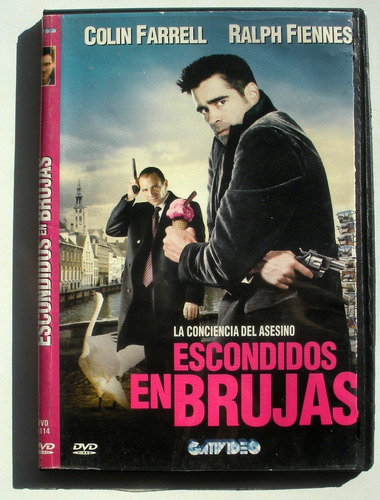 Dvd - Escondidos En Brujas - Colin Farrell - Ralph Fiennes 