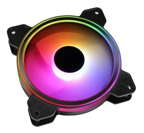 Imagem 4 de 6 de 3 Fan 120 Para Gabinete Rgb Controladora E Controle Remoto
