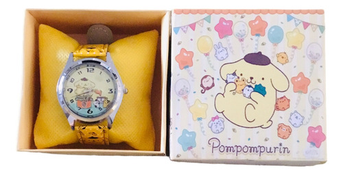 Reloj Importado Pompompurin Incluye Cajita De Regalo