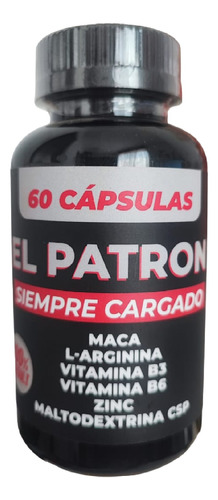 El Patron Maca Suplemento  Energia Potenciador 60 Cap