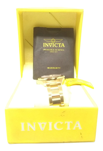 Reloj De Pulsera Dorado Invicta 8938 Para Caballero