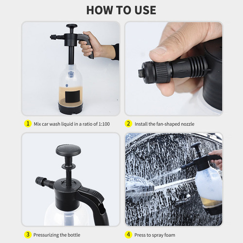 Ll Lanza Espuma De Nieve A Presión Manual, Dispensador De