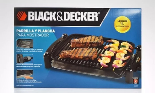 Plancha Parrillera Eléctrica Black & Decker Ig201