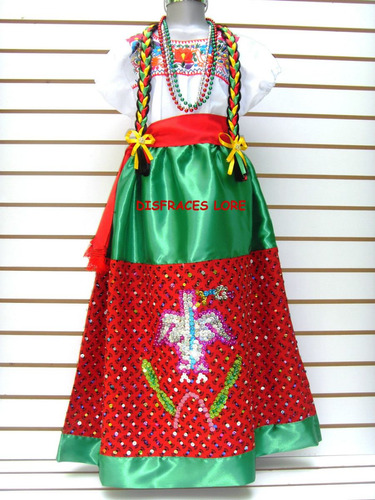 Disfraz Vestuario China Poblana Revolucion Mexicana Niñas | Envío gratis Disfraz Vestuario China Poblana Revolucion Mexicana Niñas | Envío gratis